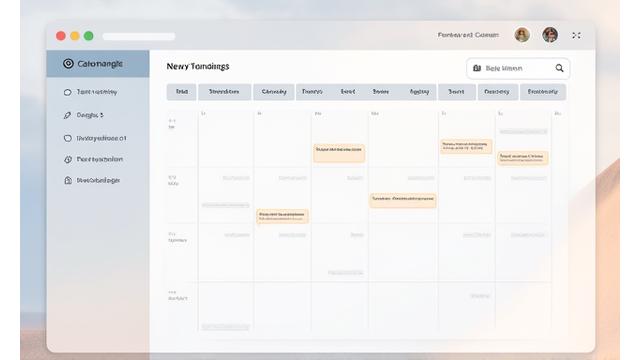 Screenshot of an online calendar interface for booking appointments